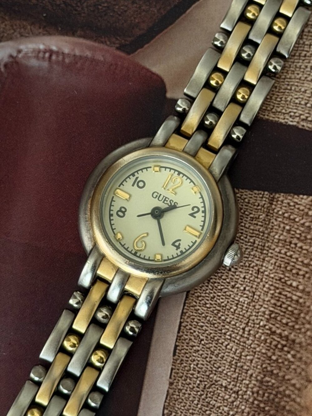 Guess Women's Gold and Silver Watch